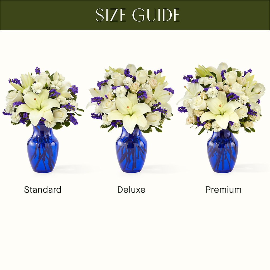 Sapphire Rush Bouquet – MEME'S FLOWER SHOP LLC, Bay Minette AL