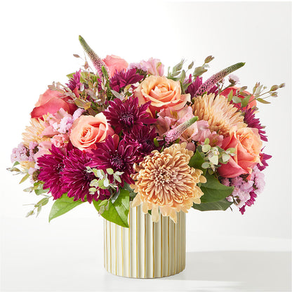Berry Cobbler Bouquet with Ivory Vase – MEME'S FLOWER SHOP LLC, Bay Minette AL