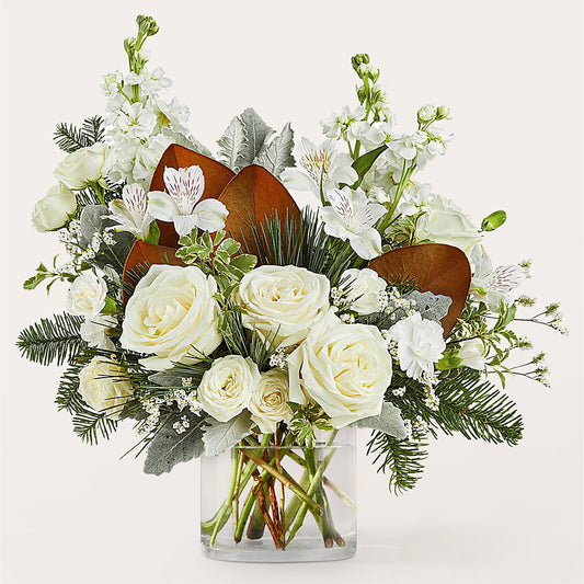 Fresh Snowfall Bouquet – MEME'S FLOWER SHOP LLC, Bay Minette AL