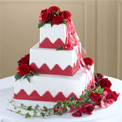 Forever Happiness Cake Decor – MEME'S FLOWER SHOP LLC, Bay Minette AL